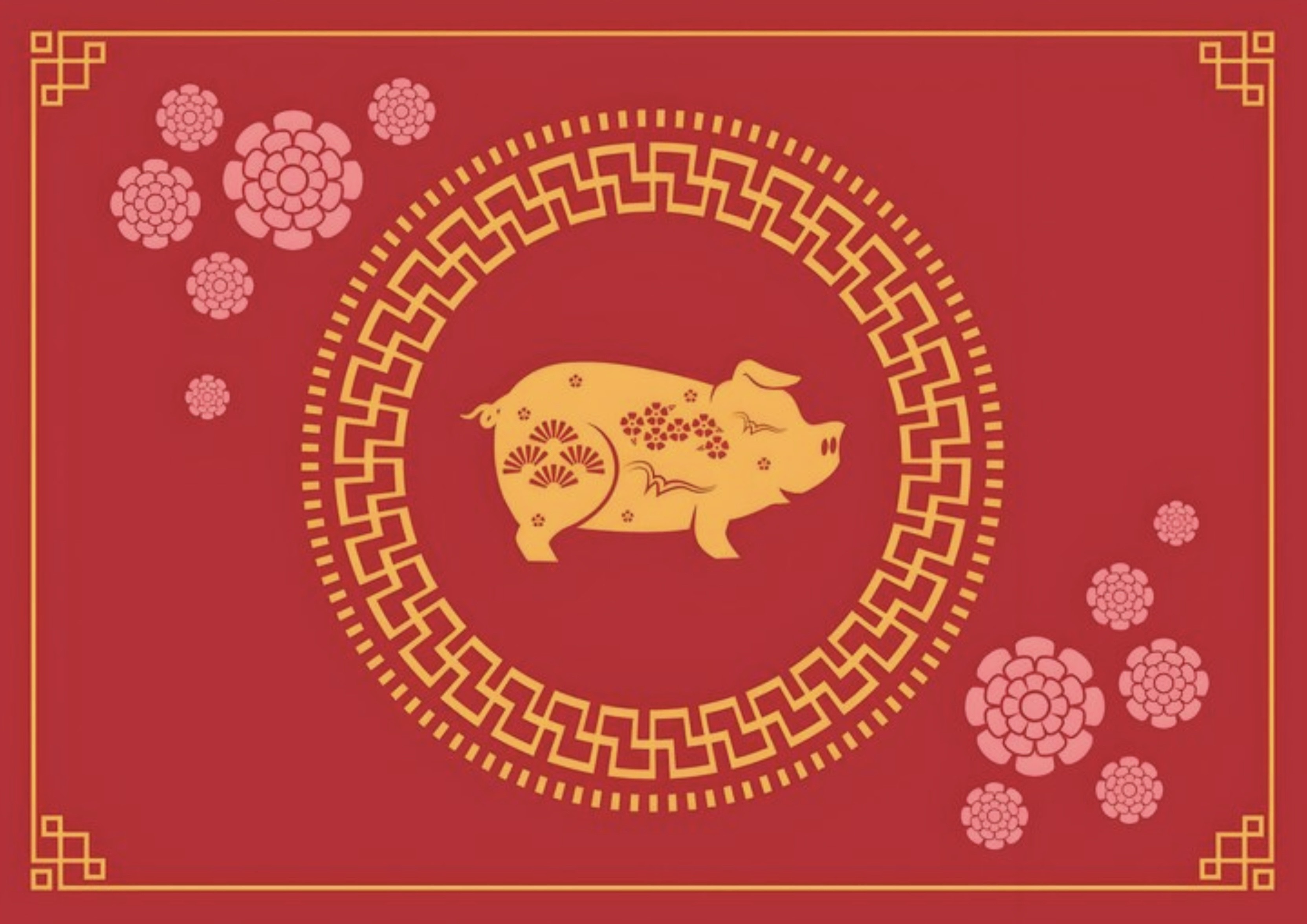 Ilustrasi Shio Babi yang termasuk dalam deretan shio dengan rezeki melesat naik di enam bulan pertama 2025. (freepik) - Image