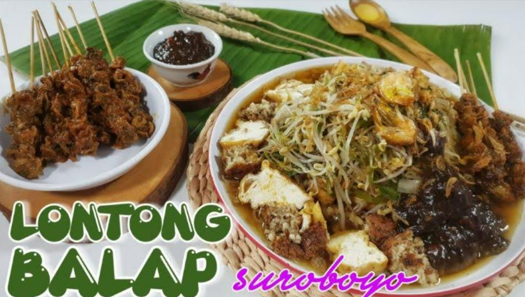 Ilustrasi lontong balap enak di Surabaya (YouTube Dapur Cantik Channel) - Image