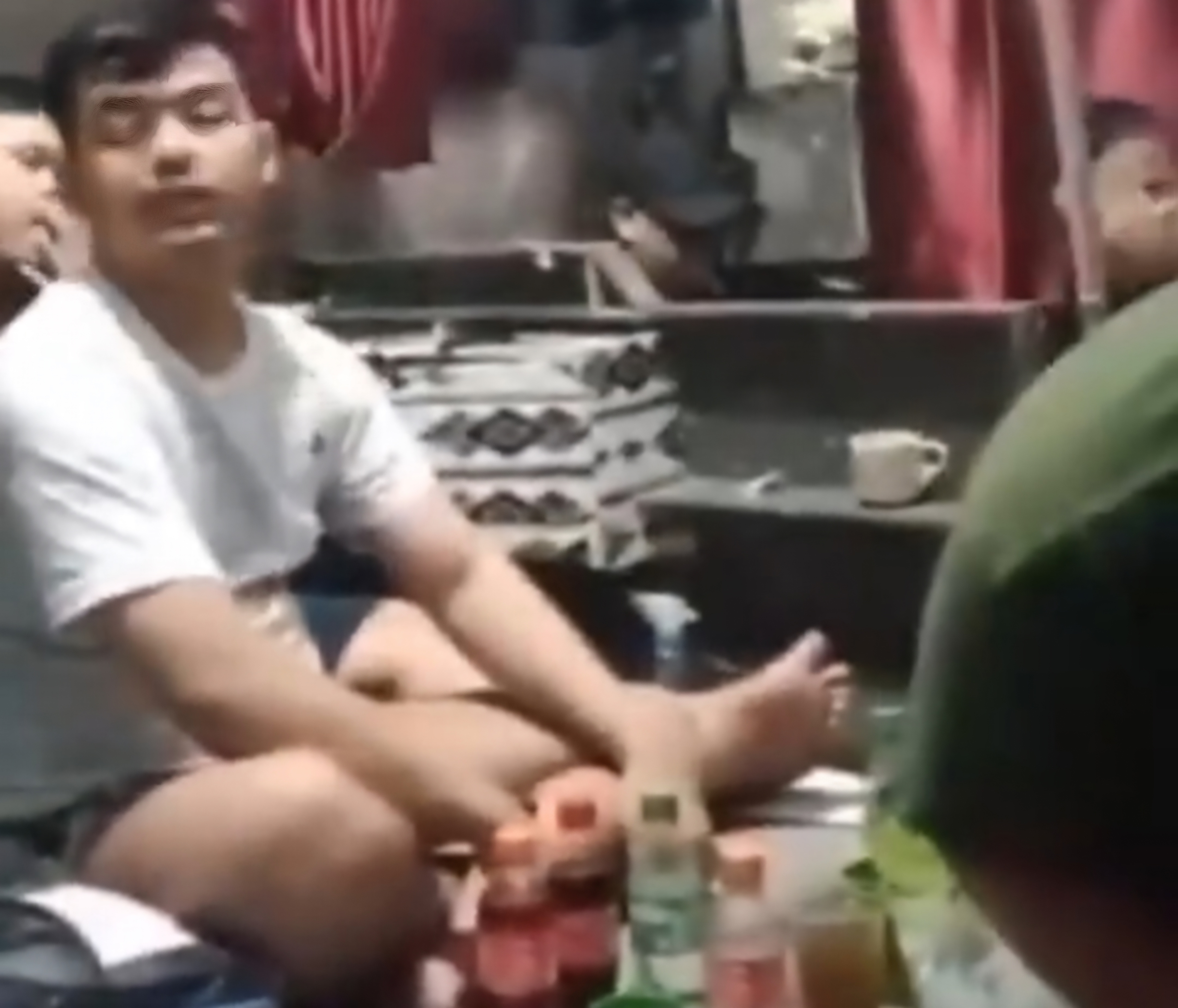 video viral napi di Rutan Pekanbaru. (Istimewa) - Image