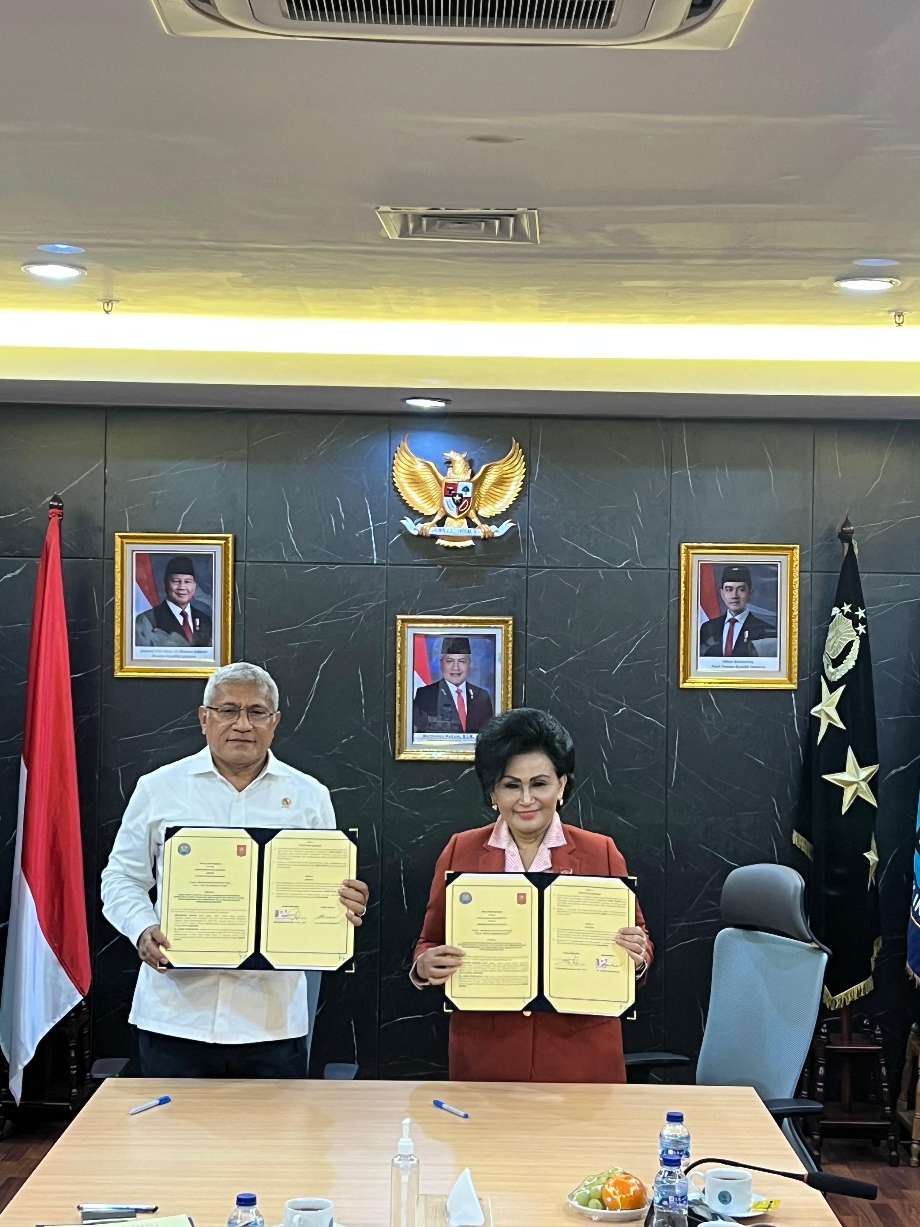 Kowani menandatangani Nota Kesepahaman atau MoU bersama Badan Narkotika Nasional Republik Indonesia (BNN). (BNN). - Image