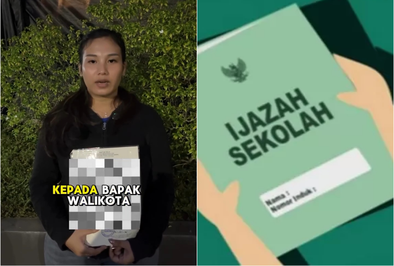 Oci Tartanti, warga Nganjuk berusia 22 tahun. Ijazahnya sempat ditahan oleh salon kecantikan di Surabaya barat, kini sudah dikembalikan. (Instagram @ericahyadi_) - Image