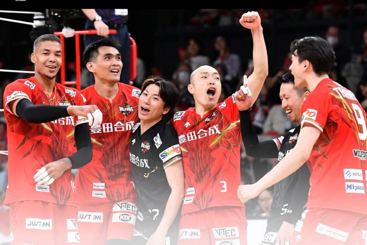 Pevoli Rivan Nurmulki membawa timnya Wolfdogs Nagoya melaju ke semifinal SV. League atau Liga Voli Jepang 2024/2025. (Dok Instagram SV League) - Image