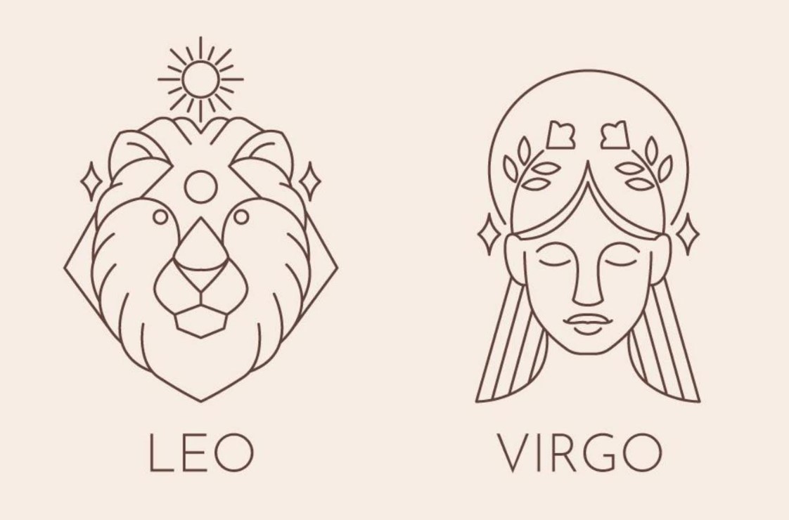 Ilustrasi zodiak Leo dan Virgo (freepik) - Image