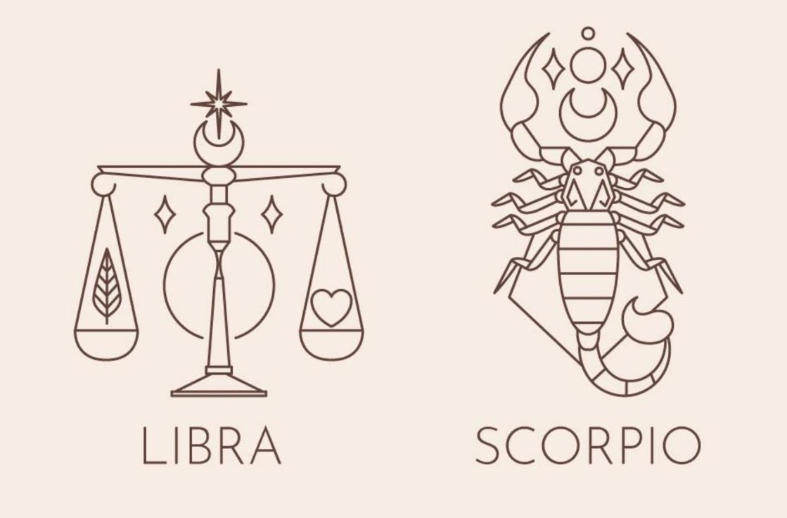 Ilustrasi zodiak Libra dan Scorpio (freepik) - Image