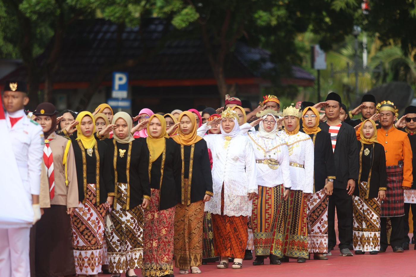 Upacara peringatan Hari Pendidikan Nasional (Hardiknas) 2025 digelar di Halaman Balai Kota Balikpapa
