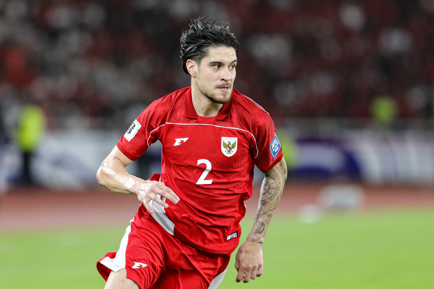 Pemain Timnas Indonesia Kevin Diks. (Salman Toyibi/ Jawa Pos) - Image