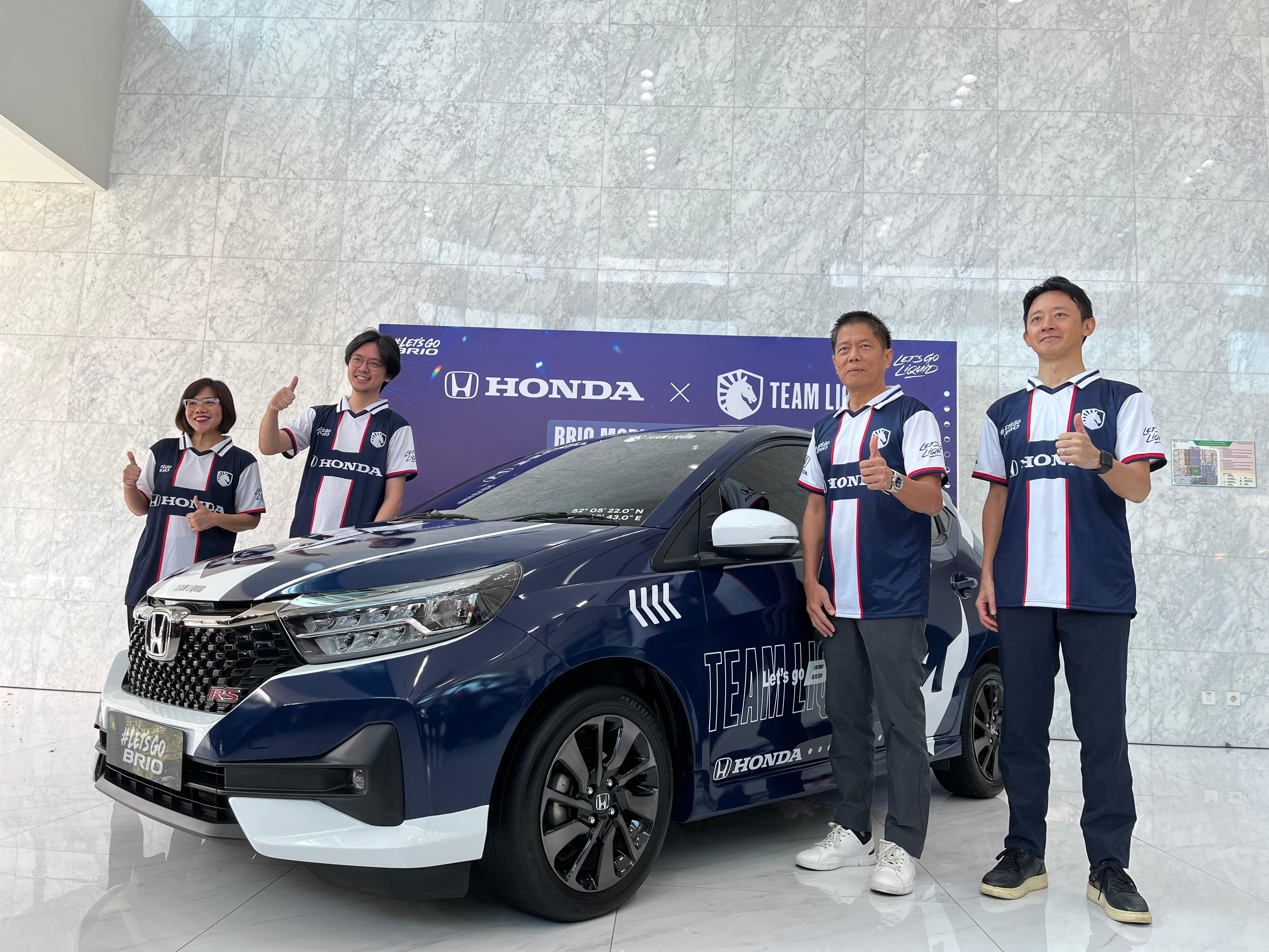PT Honda Prospect Motor (HPM) resmi mengumumkan kolaborasi strategis dengan organisasi esport global, Team Liquid Indonesia (TLID) di Honda Headquarter, Jakarta Utara, Selasa (6/5). - Image