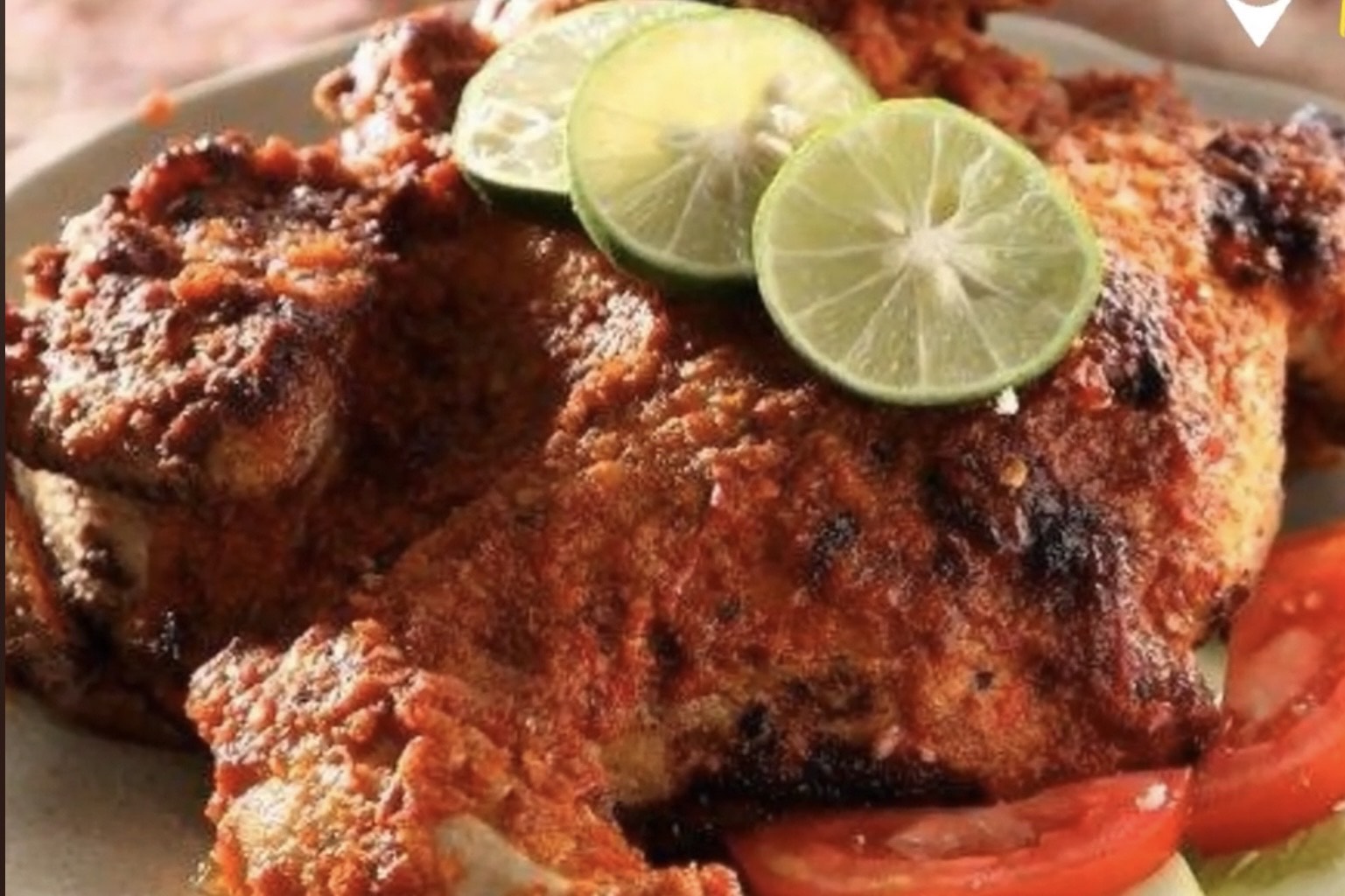 Ilustrasi kuliner ayam bakar di Surabaya. (YouTube Informania) - Image