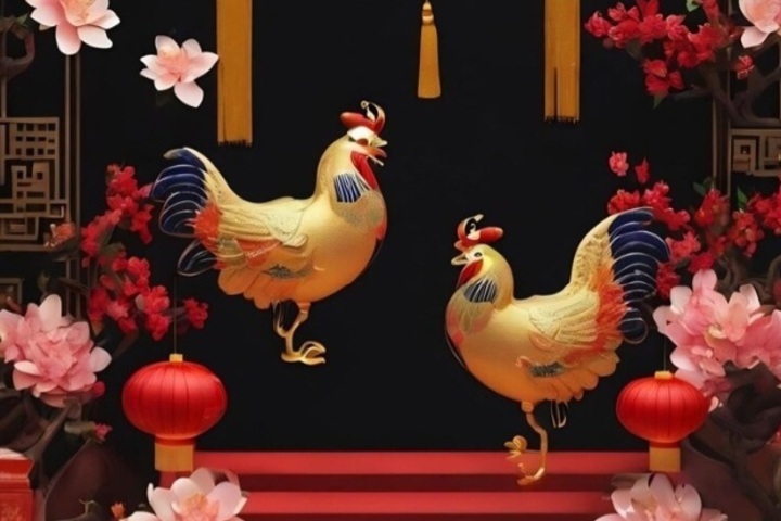 Ilustrasi shio Ayam, salah satu shio yang didatangi nasib baik penuh keberuntungan selama 12 - 18 Mei 2025, menurut astrologi Tiongkok - Image