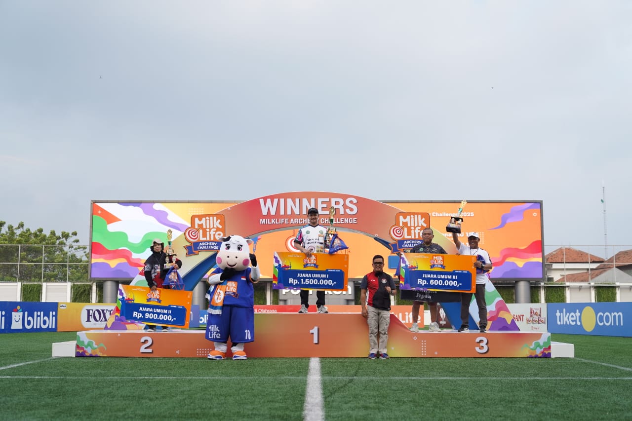 MilkLife Archery Challenge 2025 Seri 1 yang bergulir pada 9 Mei hingga 11 Mei di Supersoccer Arena, Kudus, Jawa Tengah rampung digelar. (Dok. Milklife) - Image