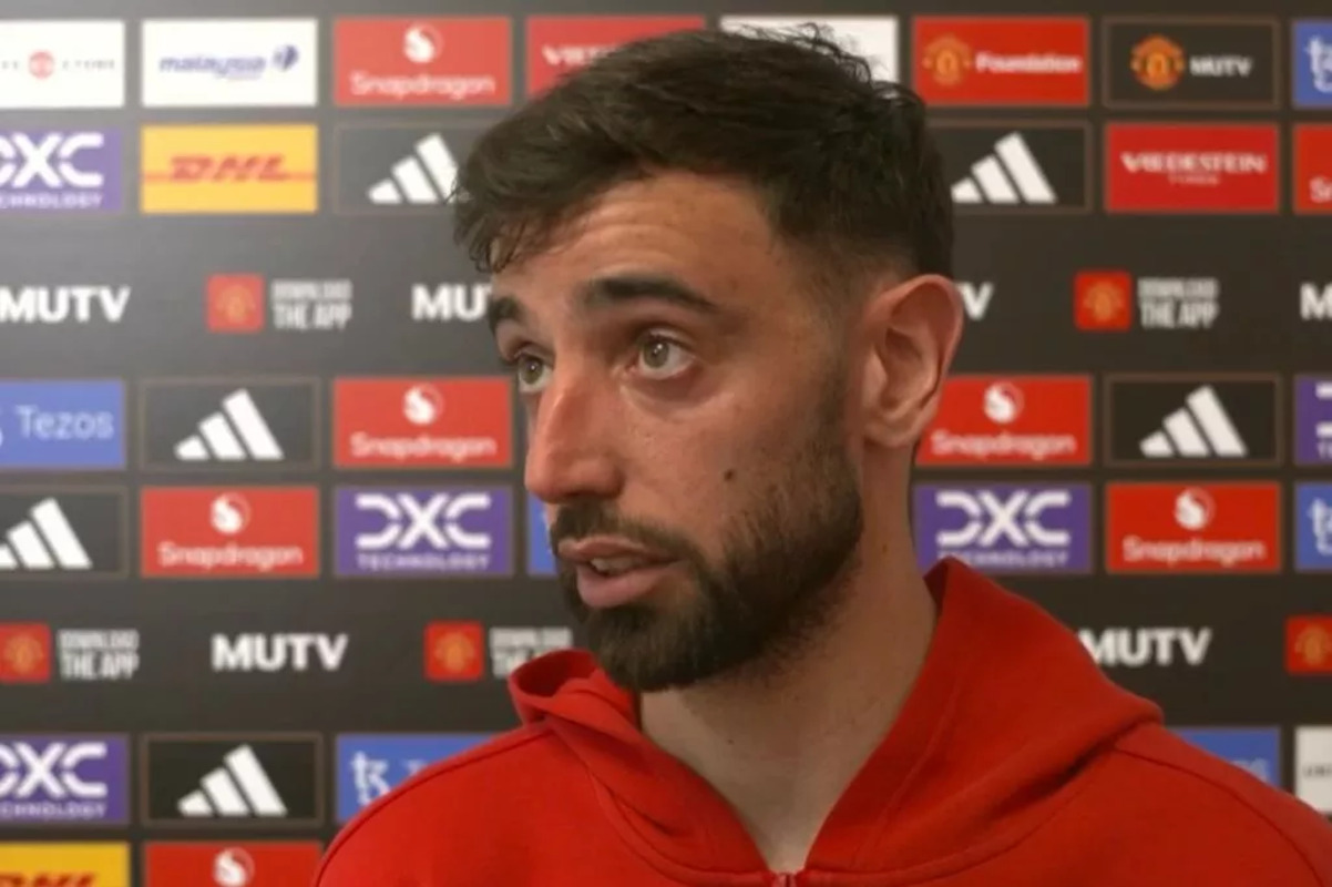 Kapten Manchester United Bruno Fernandes. (Dok. MUTV) - Image