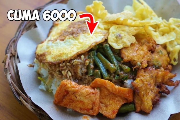 Nasi Pecel Murah di Surabaya (Budiono Sukses-Youtube) - Image