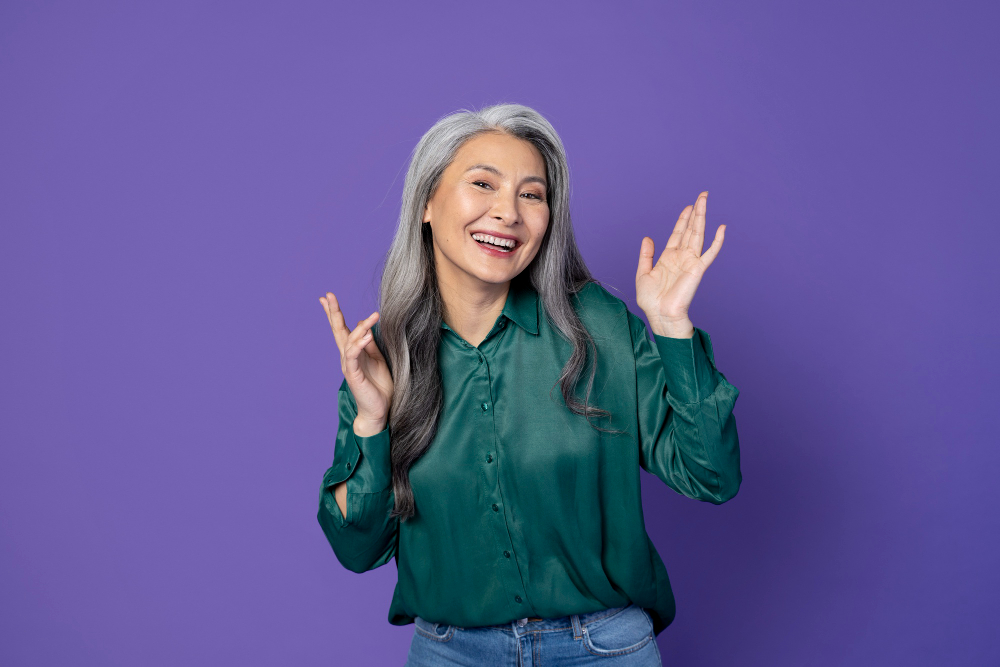 Ilustrasi seseorang dari generasi boomer yang sedang berusaha tampil kekinian (Dok. Freepik) - Image