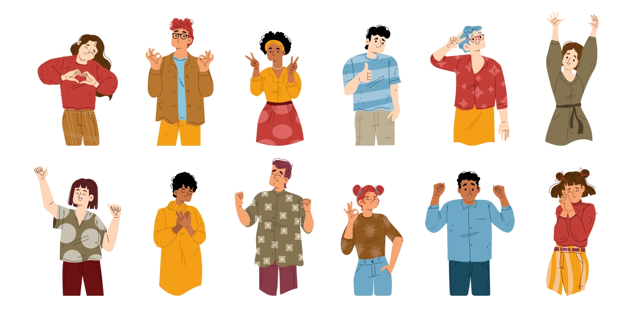 Ilustrasi beberapa orang dengan tipe kepribadian berbeda (upklyak/Freepik) - Image