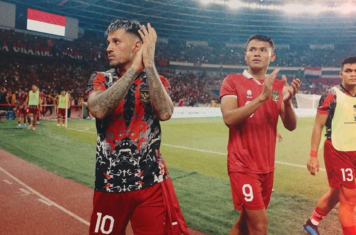 Stefano Lilipaly usai laga Indonesia vs Argentina. (Instagram: @stefanolilipaly) - Image
