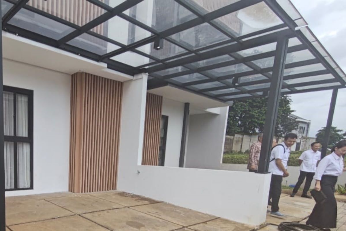 proyek perumahan Umma Arsa di kawasan Jl Lingkar Kebayunan, Tapos, Depok, Senin (26/5). (Istimewa) - Image