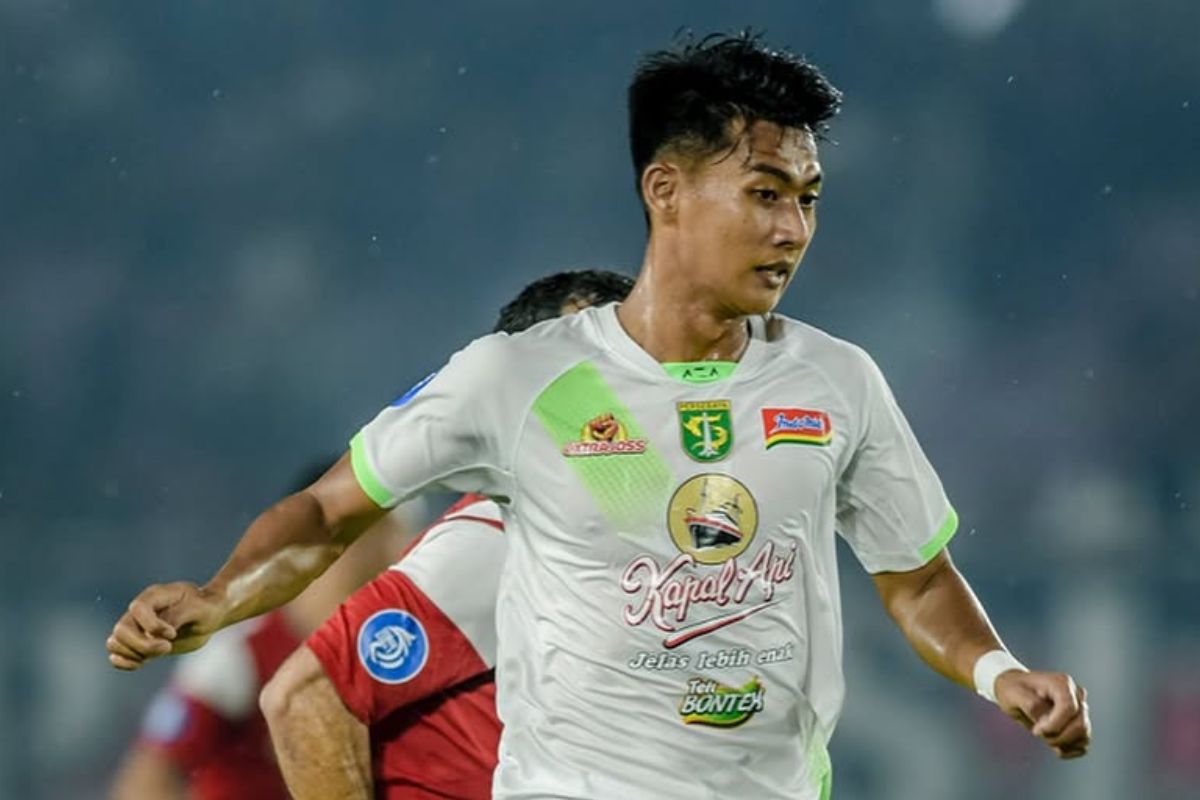 Malik Risaldi wakili Persebaya Surabaya di skuad ASEAN All Star hadapi Manchester United. (Media Persebaya) - Image
