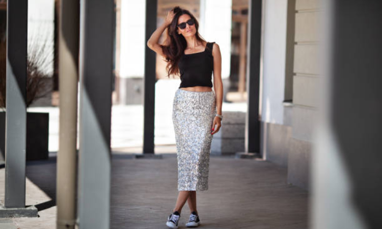 Ilustrasi styling rok panjang/pexels - Image