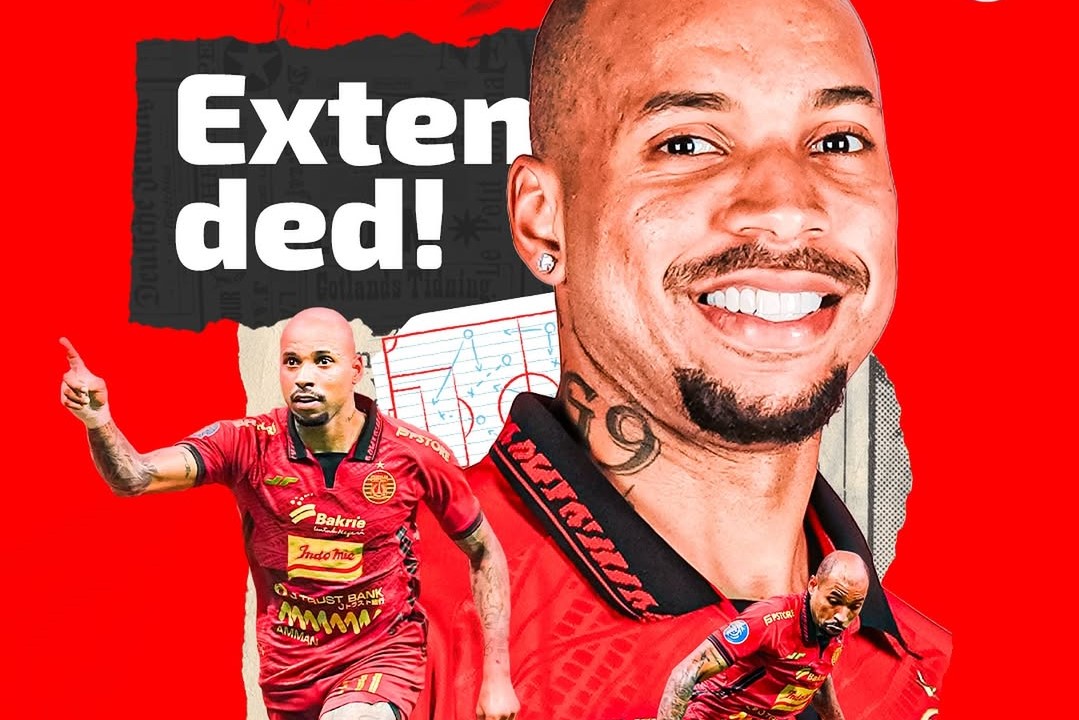 Persija Jakarta resmi memperpanjang kontrak penyerang Gustavo Almeida selama dua tahun. (Dok. Persija). - Image