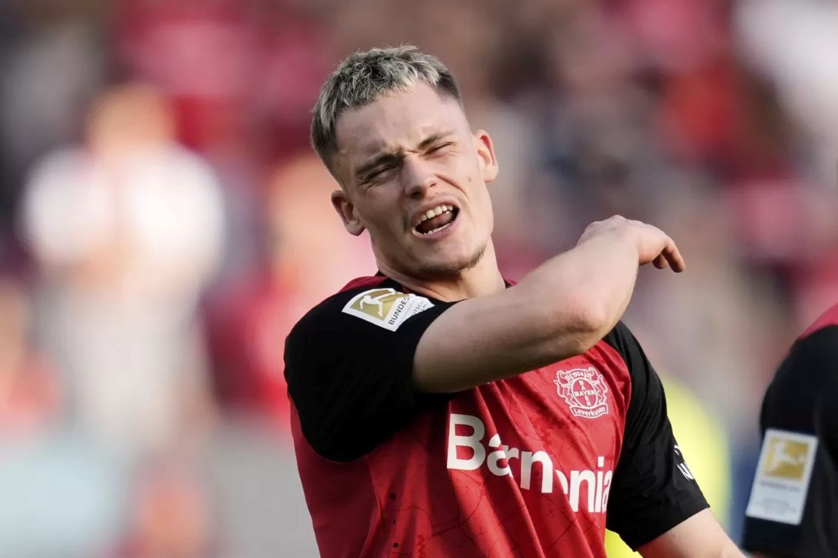 Pemain Bayer Leverkusen Florian Wirtz. (Dok. AP Photo/Martin Meissner) - Image