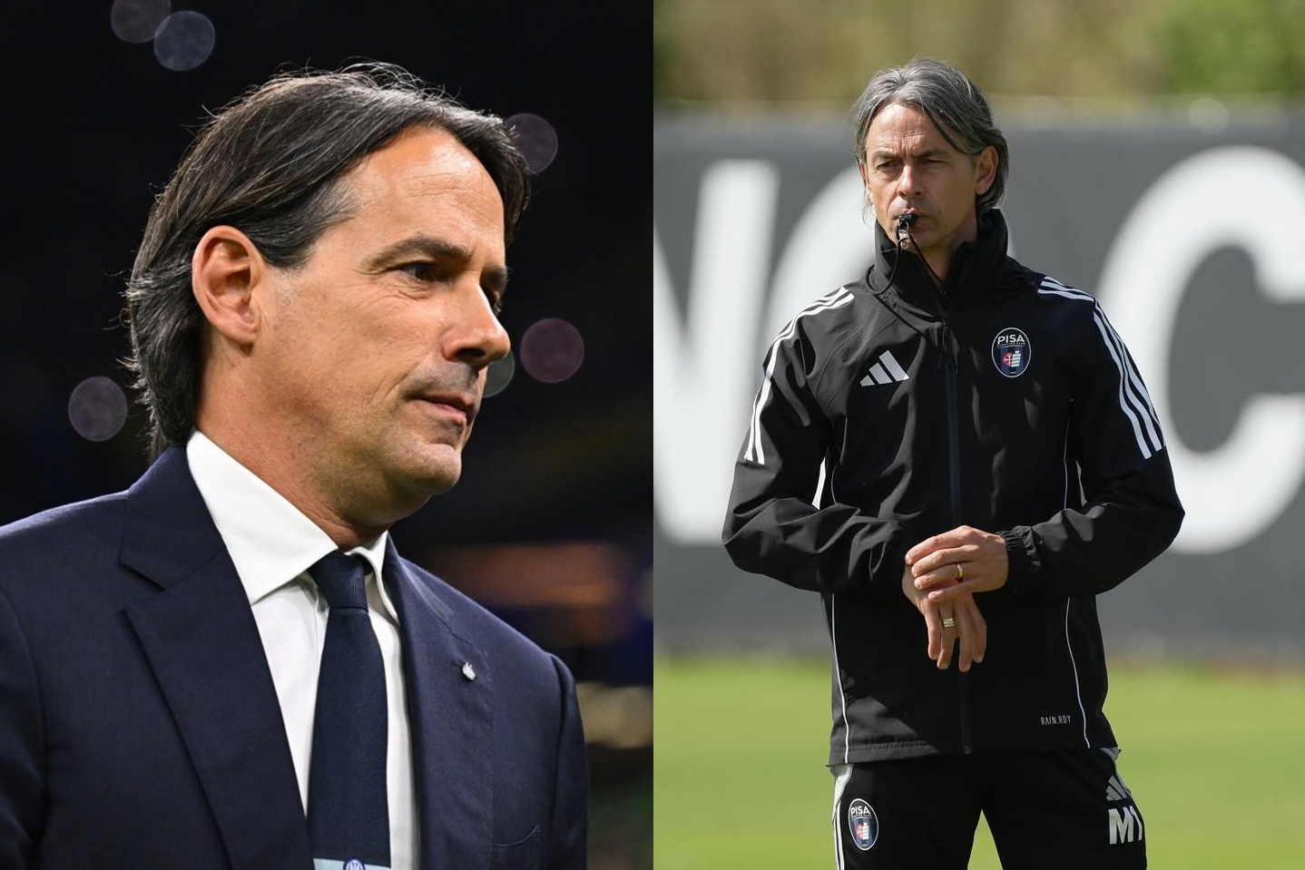 Simone Inzaghi (kiri) dan Filippo Inzaghi. (Dok. Simone Inzaghi dan Filippo Inzaghi) - Image