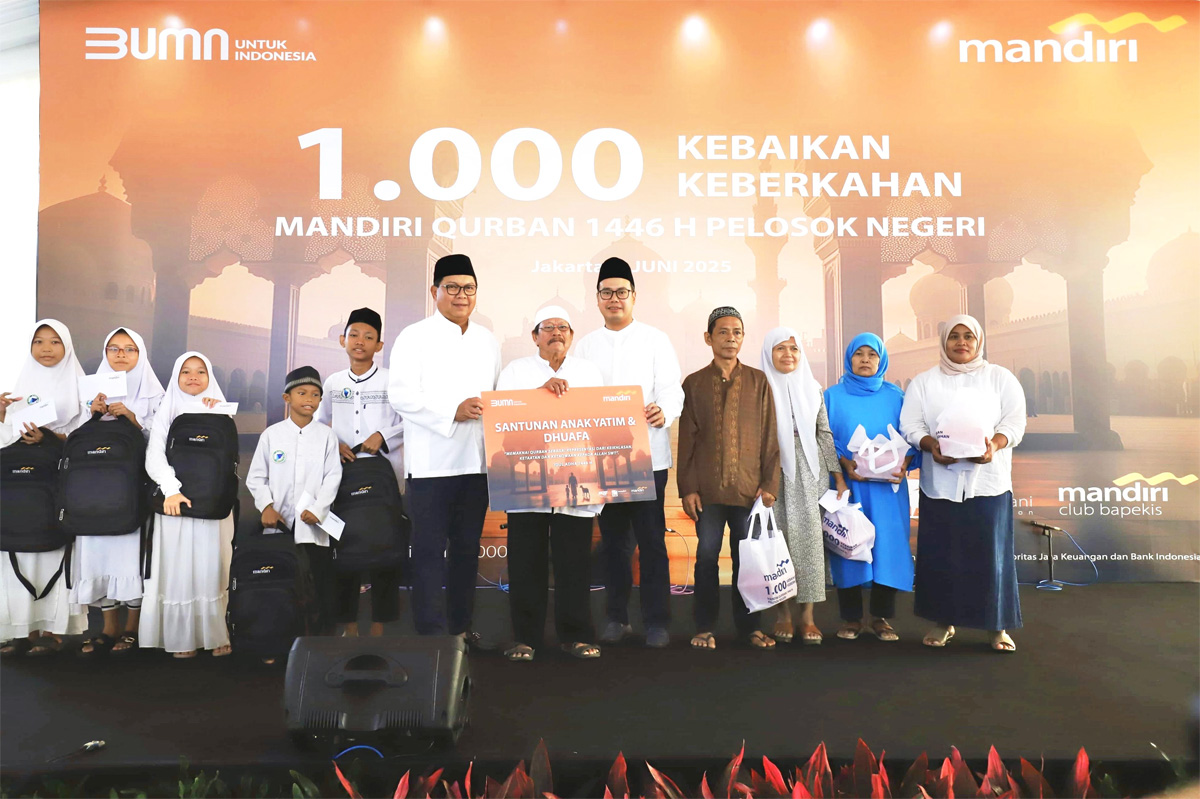 Bank Mandiri Perkuat Komitmen Kepada Masyarakat Lewat Program Kurban di Idul Adha 1446 H - Image