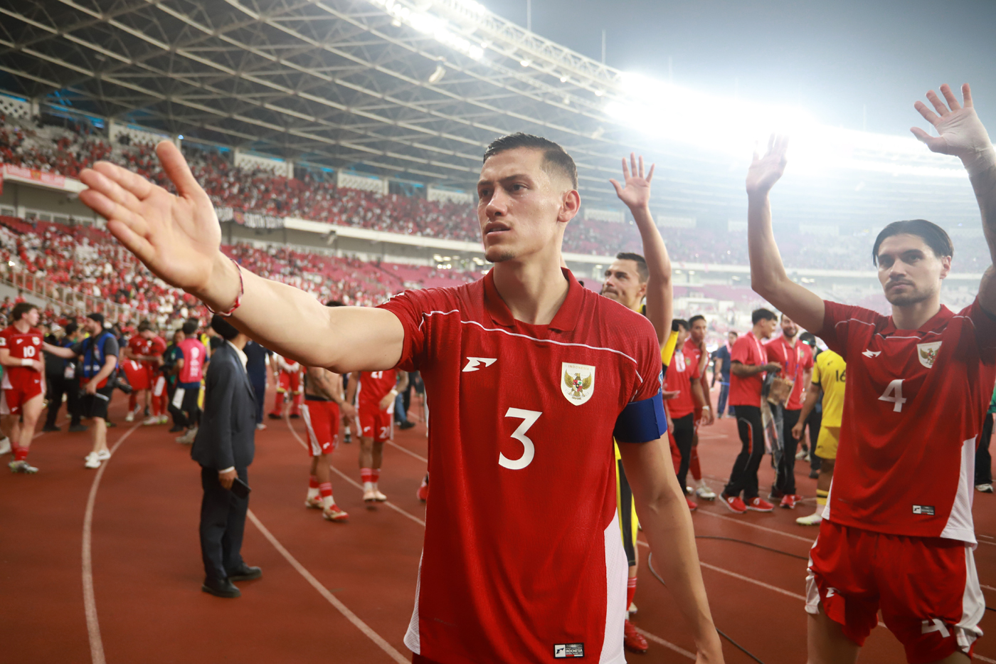 Timnas Indonesia bisa satu grup dengan tim Timur Tengah semua di putaran keempat Kualifikasi Piala Dunia 2026 zona Asia. (Dery Ridwansah/ JawaPos.com) - Image