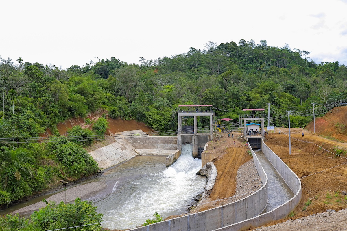 Pembangkit Listrik Tenaga Minihidro (PLTM) Kanzy 3 di Bengkulu. (Istimewa) - Image