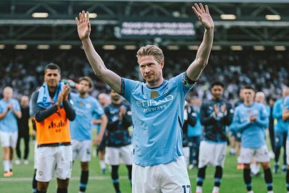 Kevin De Bruyne akhiri kisah 10 tahun bersama City dan berlabuh ke Napoli musim depan. (Instagram Kevin de Bruyne) - Image