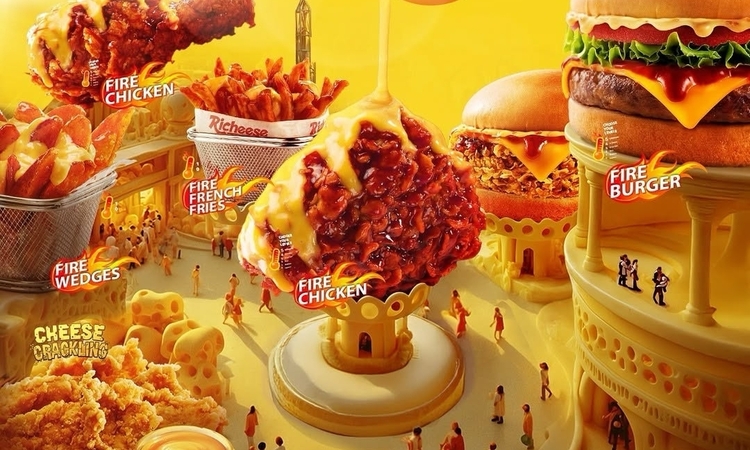 Resto Ayam Viral di Indonesia. (Instagram/Richeese Factory) - Image