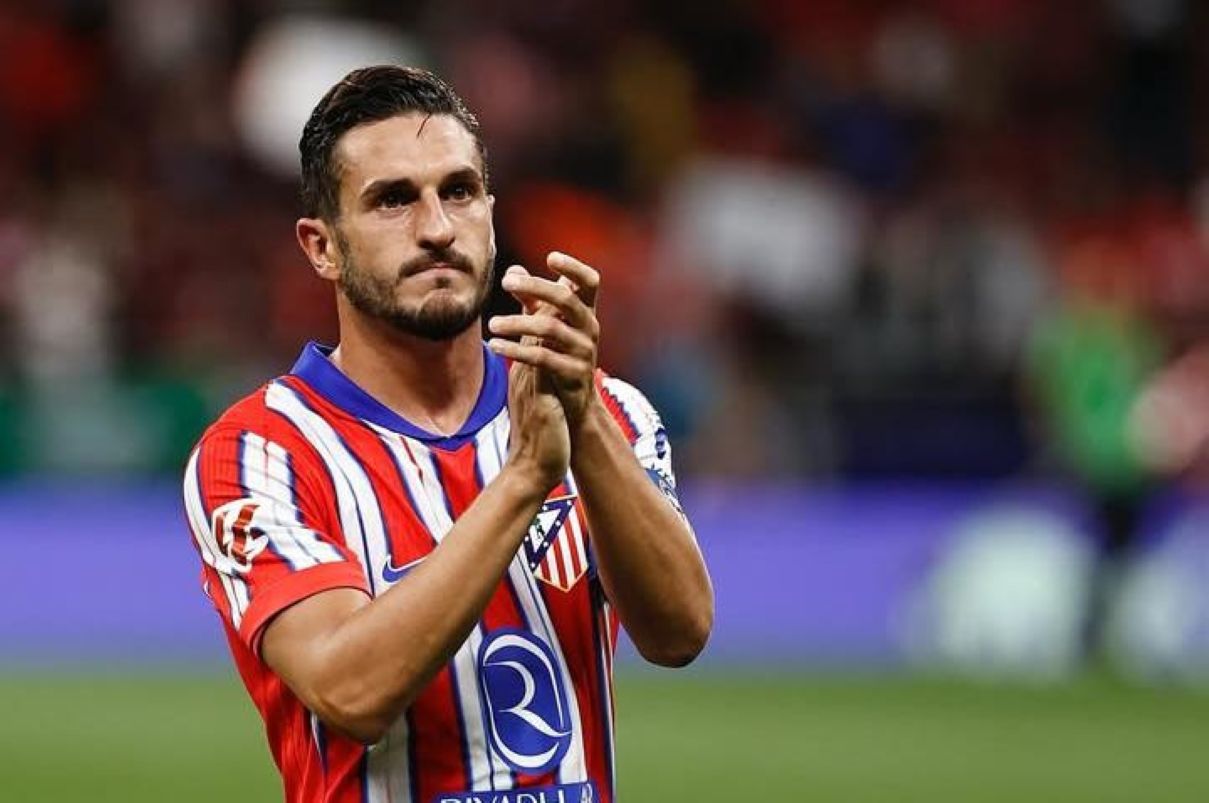 Koke kecewa saat gol Atletico Madrid dianulir wasit di laga pembuka kontra PSG. (@koke) - Image