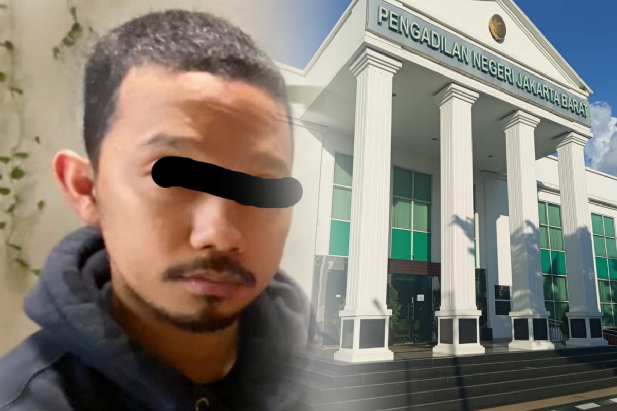 Kolase foto Ranggo terdakwa kasus penipuan modus pinjam uang event konser musik yang saat ini disidangkan di PN Jakarta Barat. (Istimewa) - Image
