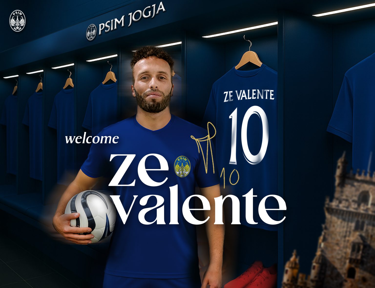 Ze Valente resmi ke PSIM Yogyakarta (dok. PSIM) - Image