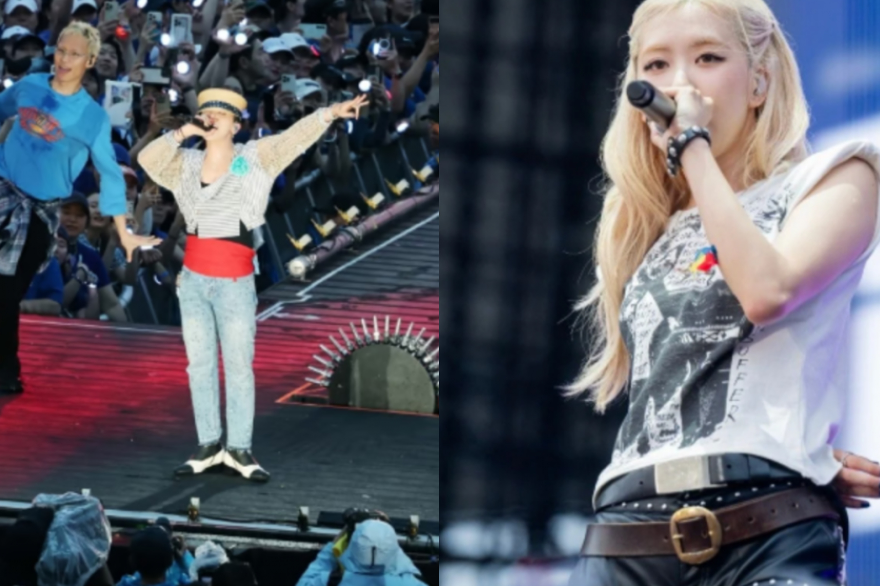 Rosé dan G-Dragon kejutkan penggemar di konser pembuka Psy “Summer Swag 2025” Incheon. (Allkpop) - Image