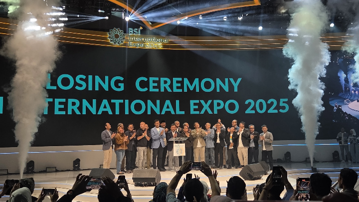 BSI International Expo 2025 yang digelar di Jakarta Convention Center (JCC) secara resmi ditutup, pada Minggu (29/6). (Nurul F/ JawaPos.com) - Image