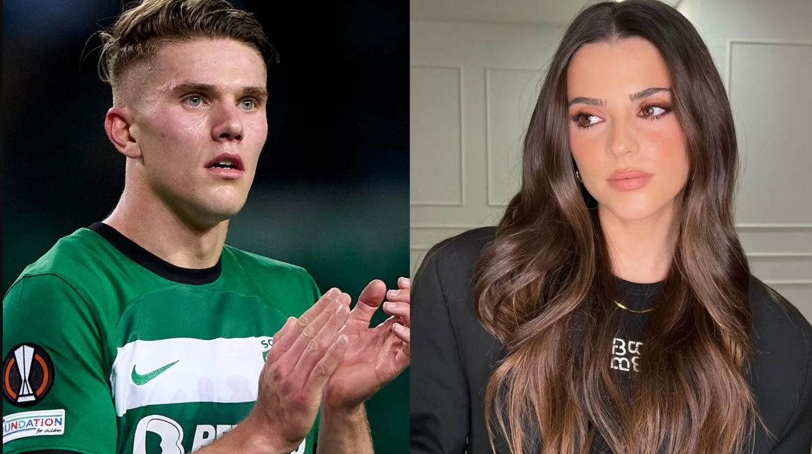 Viktor Gyokeres (kiri) dan Ines Aguiar. (Dok. Instagram) - Image