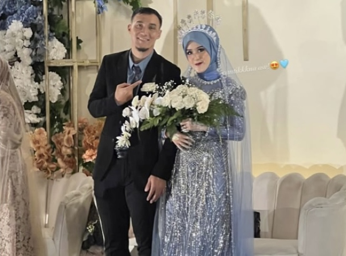 Gunawan Dwi Cahyo dan Alya Nabila resmi menjadi pasangan suami-istri. (instagram: gunawandwicahyo13) - Image