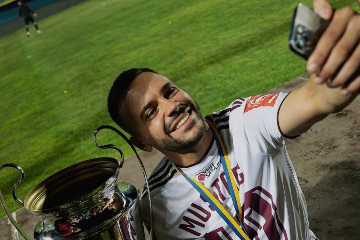 Pemain FK Saravejo Mirza Mustafic. (dok. @mirzamustafic98) - Image