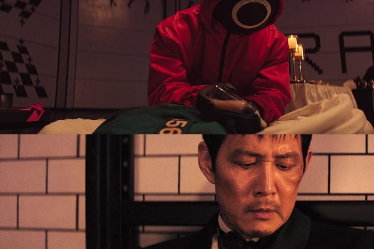 Gi-hun di adegan terakhir “final dinner” Squid Game. (dok. Instagram/@squidgamenetflix) - Image