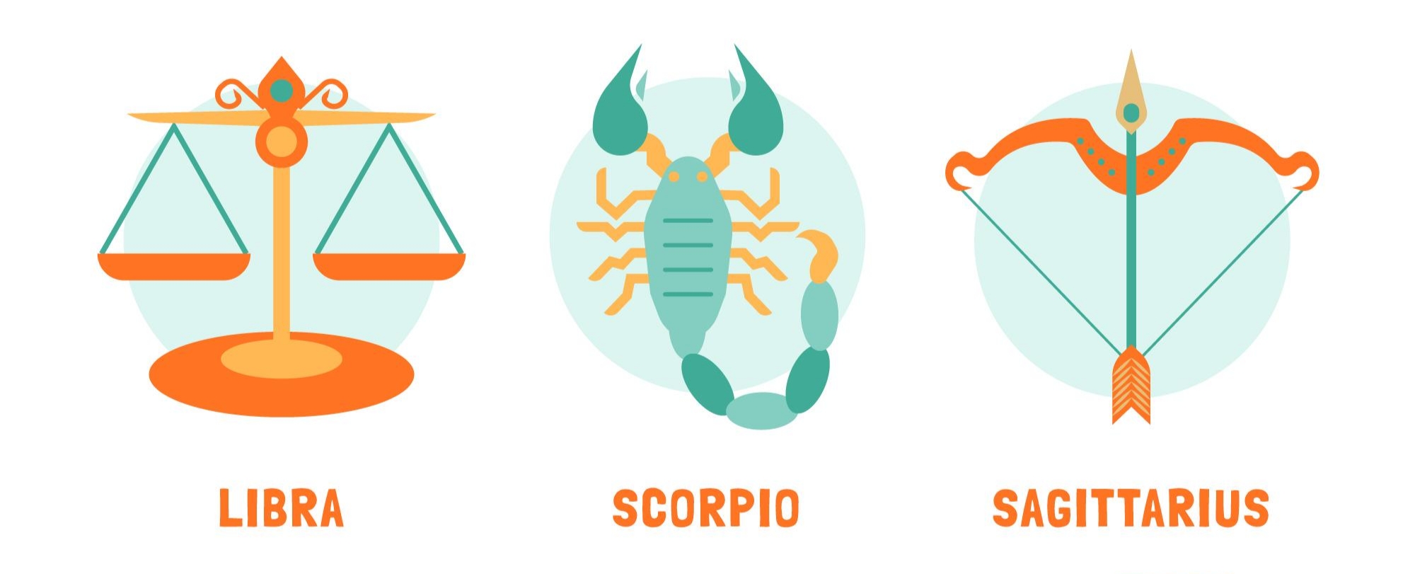 Ilustrasi zodiak Libra, Scorpio, dan Sagitarius (freepik) - Image