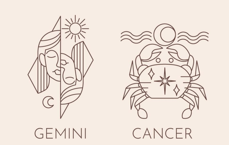 Ilustrasi zodiak Gemini dan Cancer (freepik/pikisuperstar) - Image