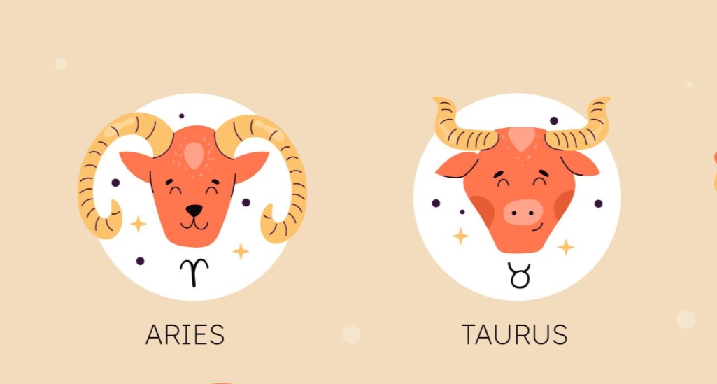 Ilustrasi zodiak Aries dan Taurus (freepik) - Image