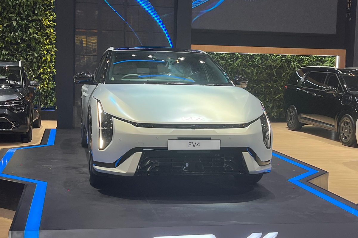 Kia EV4. (Nanda Prayoga/JawaPos.com) - Image