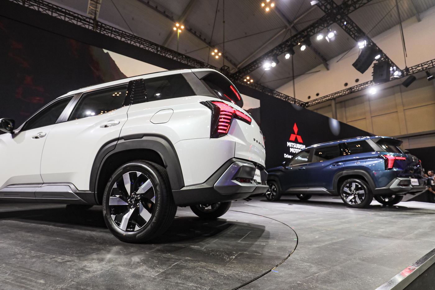 Mobil Mitsubishi Destinator pada pameran Gaikindo Indonesia International Auto Show (GIIAS) 2025 di