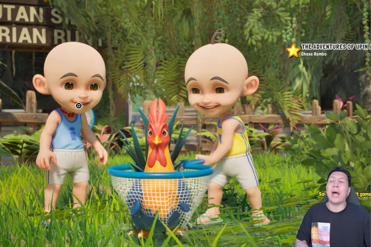 Windah Basudara mempromosikan game Upin Ipin Universe saat livestream (Windah Basudara/YouTube) - Image