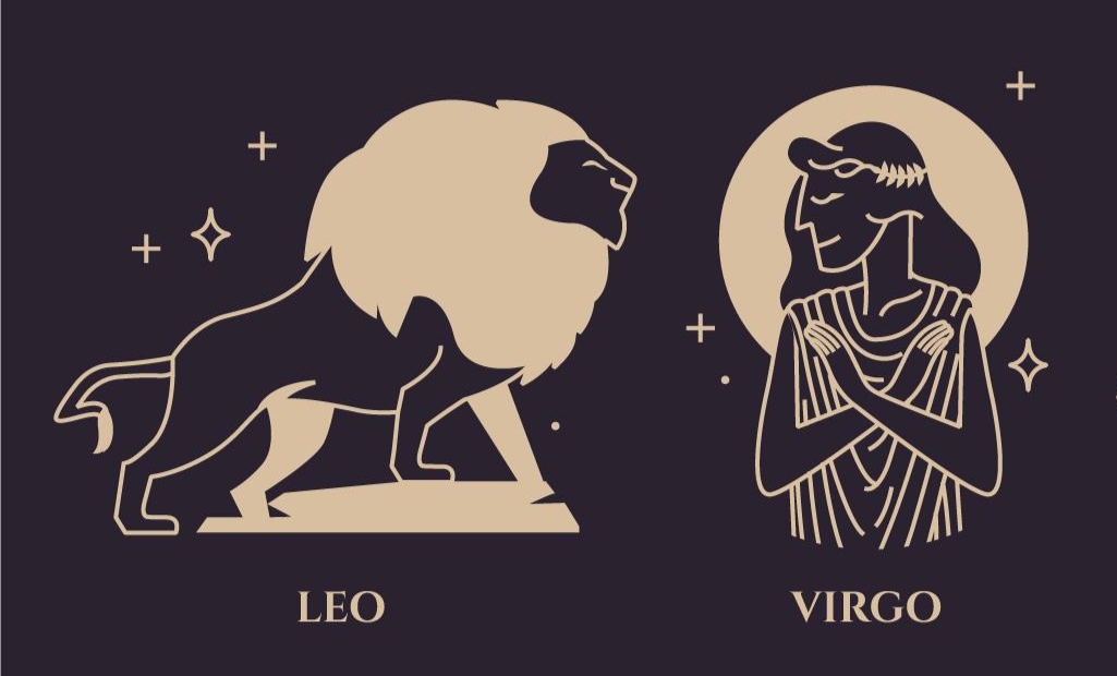 Ilustrasi zodiak Leo dan Virgo (freepik/pikisuperstar) - Image