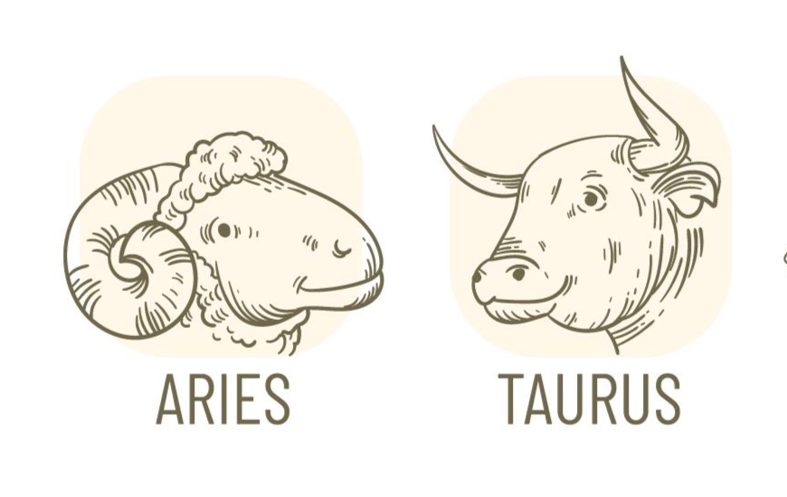 Ilustrasi zodiak Aries dan Taurus (freepik) - Image