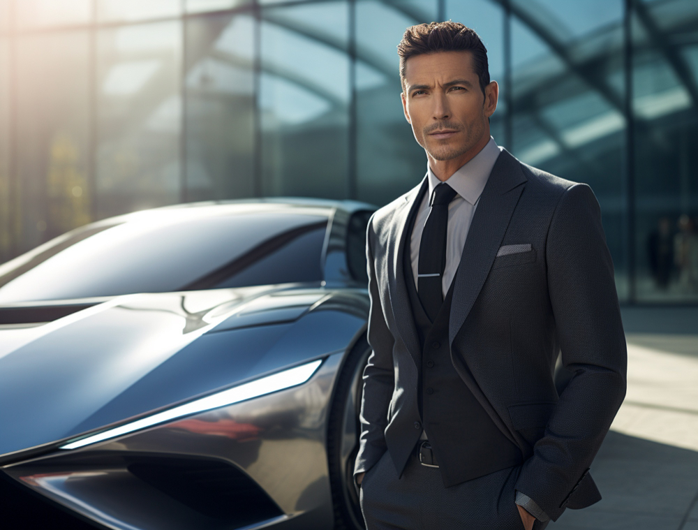 ilustrasi orang kaya baru. (Freepik) - Image