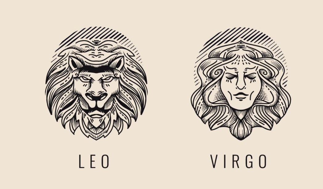 Ilustrasi zodiak Leo dan Virgo (freepik) l - Image