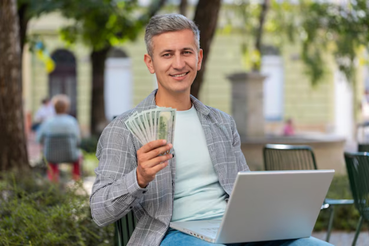 seseorang yang berhasil mendongkrak nasib./Freepik. - Image